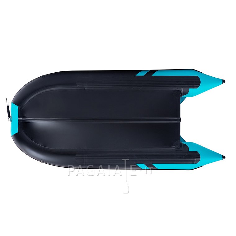 Gommone GLADIATOR ACTIVE C330AD black turquoise - nafukovací člun s vysokotlakou podlahou