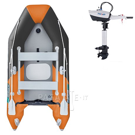 Gommone  GLADIATOR LIGHT AK300AD orange dark grey - gommone gonfiabile con pavimento in drop-stitch