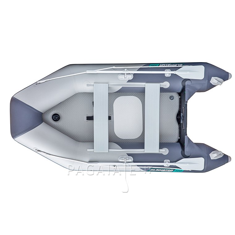 Gommone GLADIATOR LIGHT AK300AD orange dark grey - gommone gonfiabile con pavimento in drop-stitch