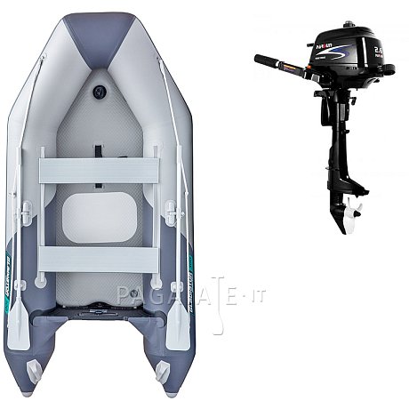 Gommone  GLADIATOR LIGHT AK300AD light dark grey - gommone gonfiabile con pavimento in drop-stitch