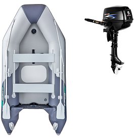 Gommone  GLADIATOR LIGHT AK300AD light dark grey - gommone gonfiabile con pavimento in drop-stitch