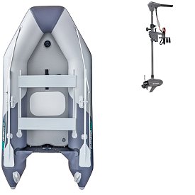 Gommone  GLADIATOR LIGHT AK300AD light dark grey - gommone gonfiabile con pavimento in drop-stitch