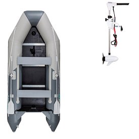 Gommone GLADIATOR LIGHT AK300WF light dark gray - gommone gonfiabile con pavimento in legno