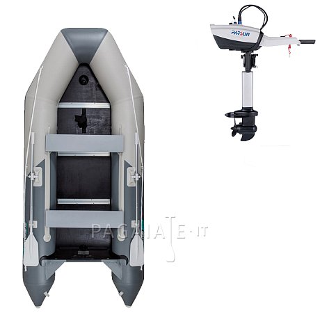 Gommone GLADIATOR LIGHT AK300WF light dark gray - gommone gonfiabile con pavimento in legno