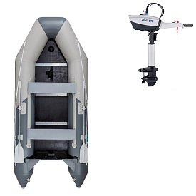 Gommone GLADIATOR LIGHT AK300WF light dark gray - gommone gonfiabile con pavimento in legno