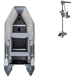 Gommone GLADIATOR LIGHT AK300WF light dark gray - gommone gonfiabile con pavimento in legno