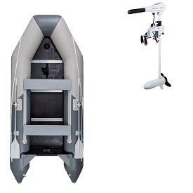 Gommone GLADIATOR LIGHT AK300WF light dark gray - gommone gonfiabile con pavimento in legno