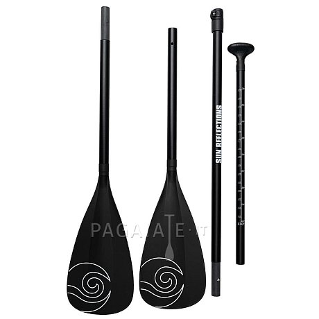 Pagaia SUN REFLECTIONS Combo CARBON in 4-sezioni - per SUP e kayak