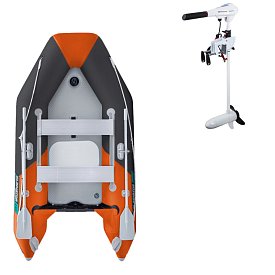 Gommone GLADIATOR LIGHT AK280AD orange dark grey - gommone gonfiabile con pavimento in drop-stitch