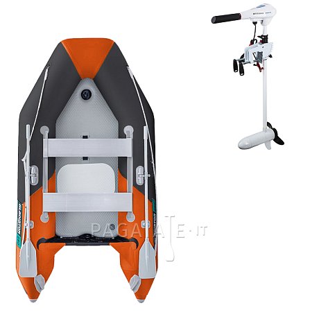 Gommone GLADIATOR LIGHT AK280AD orange dark grey - gommone gonfiabile con pavimento in drop-stitch