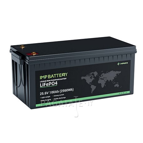 Batteria nautica IMPROVE 100Ah 25.6V  LiFePO4