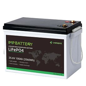 Batteria nautica IMPROVE 100Ah 25.6V  LiFePO4