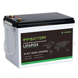 Batteria nautica IMPROVE 100Ah 25.6V  LiFePO4