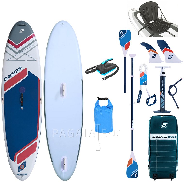 SUP GLADIATOR WindSUP 10'7 modello 2026 - SUP gonfiabile, windsurf e kajak