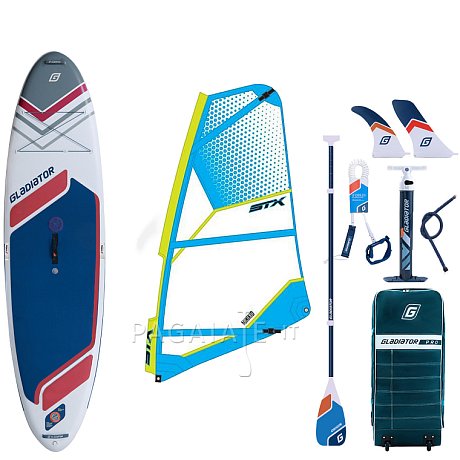 SUP GLADIATOR WindSUP 10'7 modello 2026 completo di vela 2026 - SUP gonfiabile, WindSUP