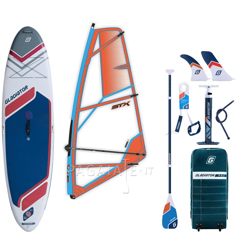 SUP GLADIATOR WindSUP 10'7  completo di vela 2026 - SUP gonfiabile, WindSUP e kayak