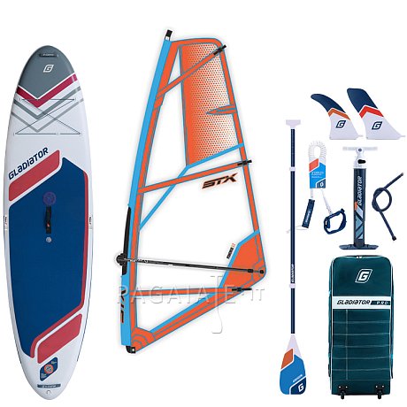SUP GLADIATOR WindSUP 10'7 modello 2026 completo di vela 2026 - SUP gonfiabile, WindSUP