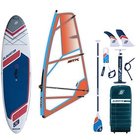 SUP GLADIATOR WindSUP 10'7 modello 2026 completo di vela 2026 - SUP gonfiabile, WindSUP