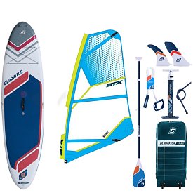 SUP GLADIATOR WindSUP 10'7 modello 2026 completo di vela 2026 - SUP gonfiabile, WindSUP