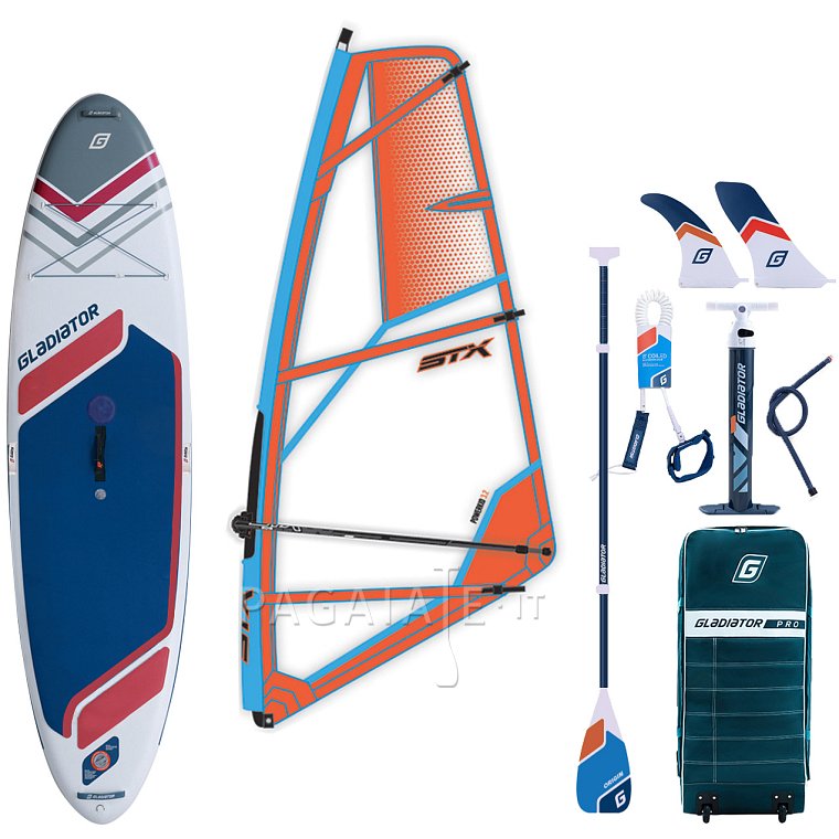 SUP GLADIATOR WindSUP 10'7  completo di vela 2026 - SUP gonfiabile, WindSUP e kayak