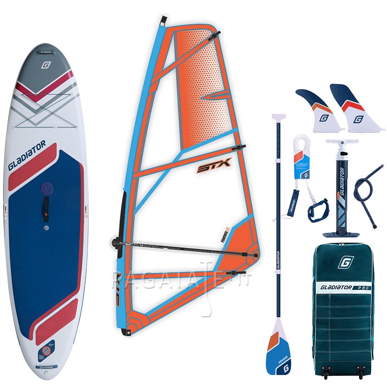 SUP GLADIATOR WindSUP 10'7  completo di vela 2026 - SUP gonfiabile, WindSUP e kayak
