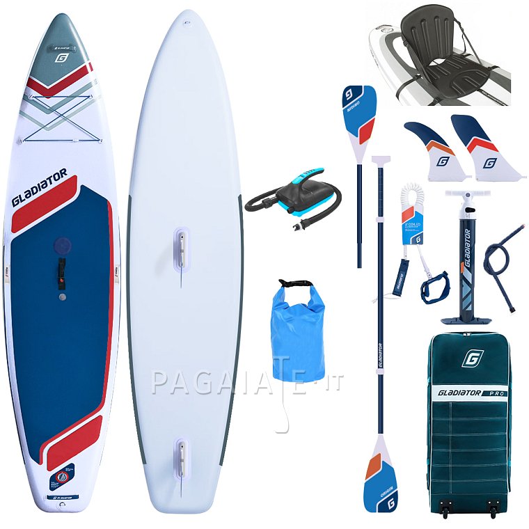 SUP GLADIATOR WindSUP 11'6 modello 2026 - SUP gonfiabile, windsurf a kajak