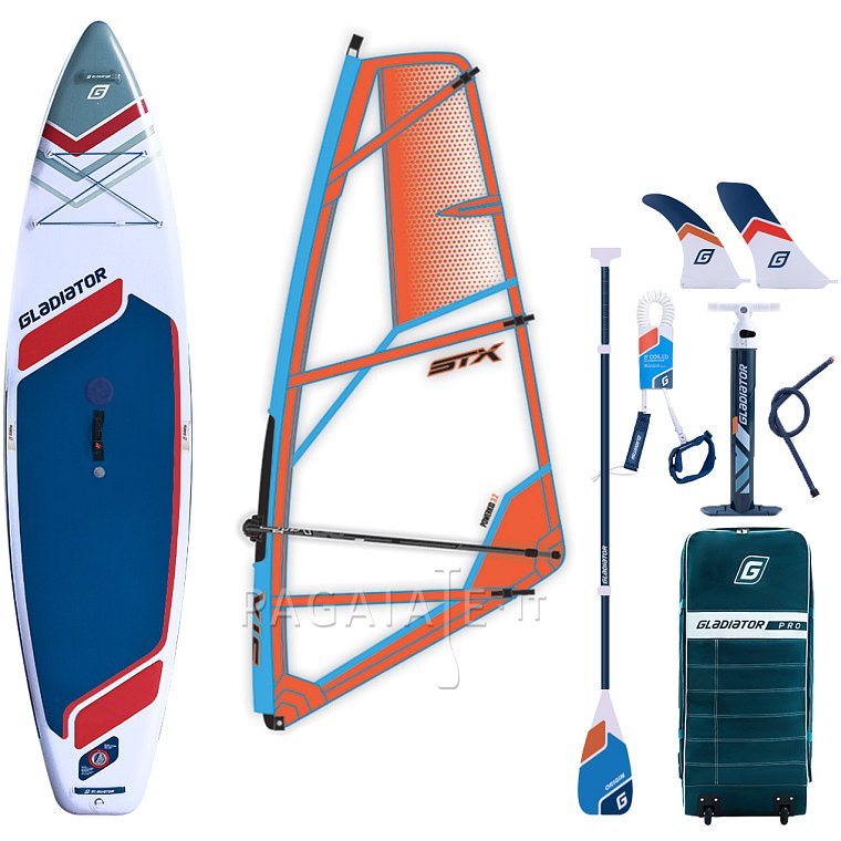 SUP GLADIATOR WindSUP 11'6  completo di vela 2026 - SUP gonfiabile, WindSUP e kayak
