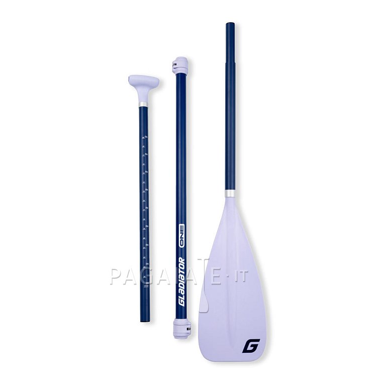 Pádlo GLADIATOR ONE laminát nylon 3-dílné nastavitelné pro paddleboard