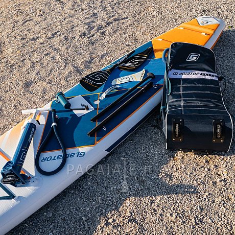 Zaino da trasporto GLADIATOR Elite con ruote per SUP gonfiabili