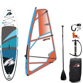 SUP F2 SECTOR 11'5 BLUE completo di vela - Sup gonfiabile, WindSUP