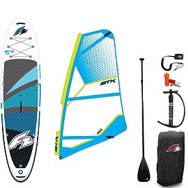 SUP F2 SECTOR 12'2 BLUE completo di vela - SUP gonfiabile WindSUP