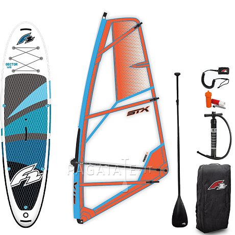 SUP F2 SECTOR 12'2 BLUE completo di vela - SUP gonfiabile WindSUP