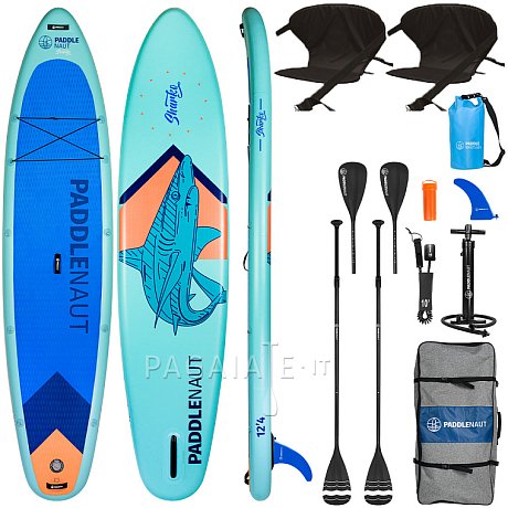 SUP PADDLENAUT SHARKO MULTI 12'4'' MINICOMBO 2026 - SUP gonfiabile