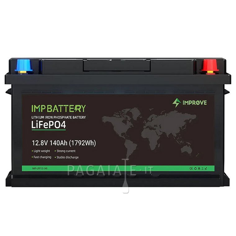 Baterie IMPROVE 140Ah 12.8V  LiFePO4 Bluetooth