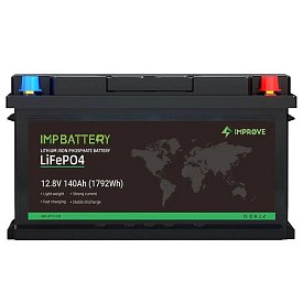 Batteria IMPROVE 140Ah 12.8V  LiFePO4 Bluetooth