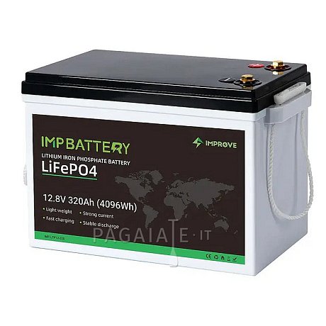 Batteria IMPROVE 320Ah 12.8V  LiFePO4 Bluetooth